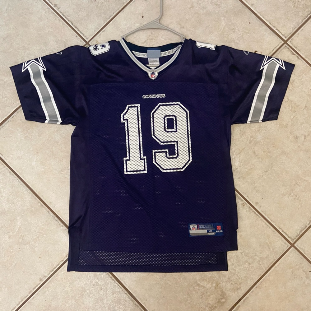 mens Reebok On Field NFL Dallas Cowboys Miles Austin #19 Stitched jersey!